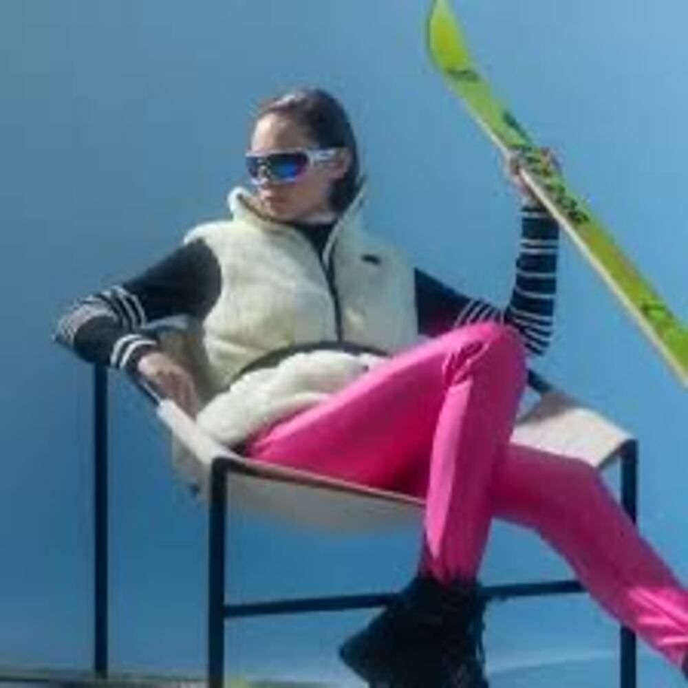 Erin Snow Olivia Pant Metallic Pink Us8 — image 2 of 8